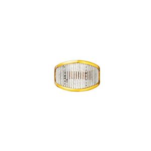 TOMEI кольцо Dual-Tone Striated, желтое золото 916/22K