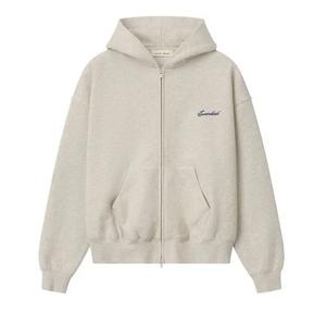 Зип-худи Fear of God Essentials Signature Classic Zip Up «Мраморный хизер»