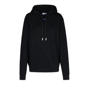Топы Off-White Logo Embroidered Drawstring Hoodie «Черный»