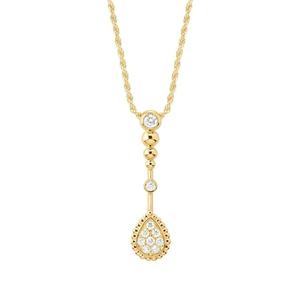 Колье Serpent Bohème XS из желтого золота с бриллиантами