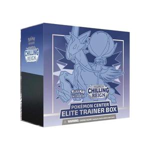 Коллекционные карточки Pokémon Sword & Shield: Chilling Reign Pokemon Center Elite Trainer Box (Ice Rider Calyrex)