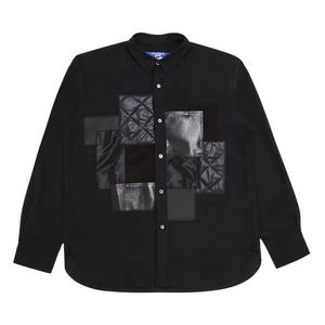 Рубашки на пуговицах Junya Watanabe MAN Patchwork Long-Sleeve Shirt 'Черный'