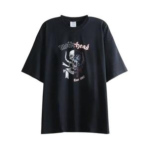 Футболки с коротким рукавом Vetements x Motorhead Double Graphic Cut-Up T-Shirt 'Washed Black'