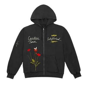 Толстовки на молнии Cactus Jack by Travis Scott x Neighborhood Carousel Hoodie 'Черный'