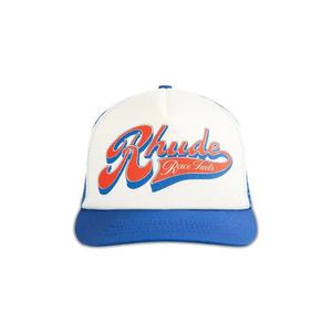 Кепка Truckers Rhude Pit Stop Trucker Hat 'White/Blue/Red'