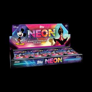 Коллекционные карточки 2026 Topps Disney Neon Hobby Box