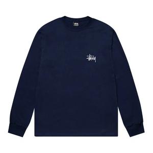 Футболки Stussy Basic Long-Sleeve Tee 'Navy'