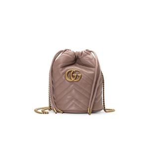 Ведерки Gucci GG Marmont 2.0 Mini Bucket Bag 'Фарфоровая роза'