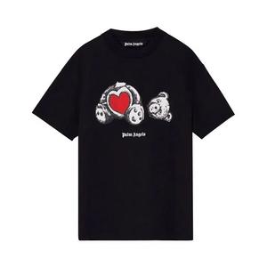 Футболки Palm Angels Bear In Love Classic Tee 'Black/White'