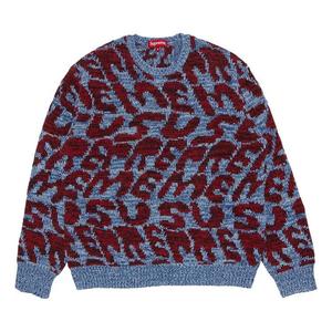 Свитеры Supreme Stacked Sweater «Blue»