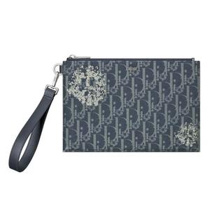 Косметички Dior x Denim Tears A5 Pouch 'Blue'