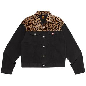 Джинсовые куртки Human Made Leopard Denim Work Jacket 'Black'