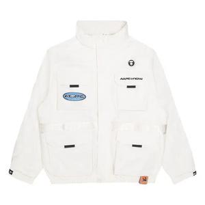 Куртки AAPE Moonface Multipocket Hooded Reversible Jacket 'Слоновая кость'