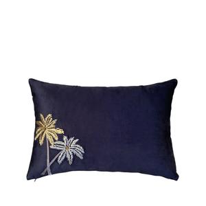 Бархатная подушка Palms