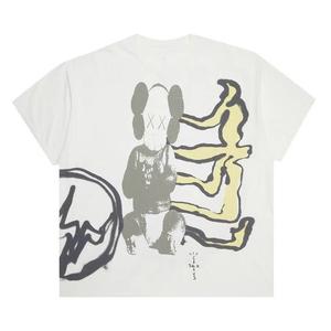 Футболки Cactus Jack от Travis Scott x KAWS For Fragment Tee 'Vintage Wash'