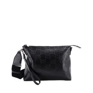 Клатч Convertible Messenger Bag GG Embossed Perforated Leather Medium