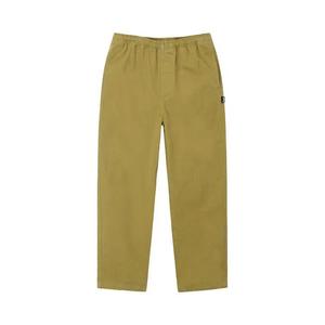 Брюки Stussy Brushed Beach Pant 'Яркий оливковый'