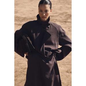 Платье-тренч миди UTILITY TRENCH-STYLE MIDI DRESS