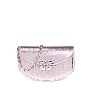 Кошелек Lulu на цепочке с эффектом металлик