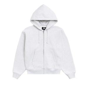 Толстовки на молнии Stussy Basic Diamond Zip Hoodie 'Ash Heather'