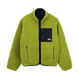 Верхняя одежда Stussy Sherpa Reversible Jacket 'Болотный'