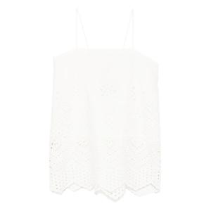 Топ Eyelet без рукавов