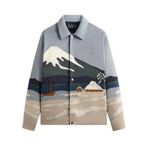 Рубашки и топы Kith Scenic Winter Microsuede Overshirt 'Kindred'
