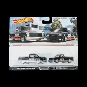 Игрушки и наборы для игр Hot Wheels Premium Car Culture '83 Chevy Silverado & '91 Gmc Syclone 2-Pack