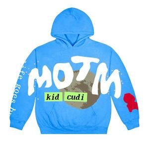 Худи Cactus Plant Flea Market x Kid Cudi For MOTM III Life Goes By Hoodie 'Blue'