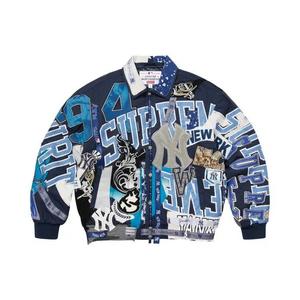 Варсити-куртки Supreme x Jeff Hamilton New York Yankees Varsity Jacket 'Multicolor'