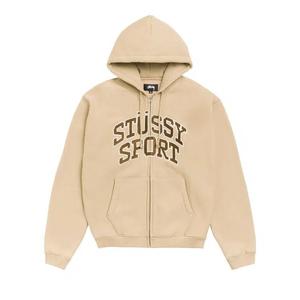 Молнии Stussy Sport Zip Hoodie 'Загар'