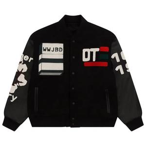 Бомберы Denim Tears x Cactus Plant Flea Market Cactus Tears Varsity Jacket 'Black'