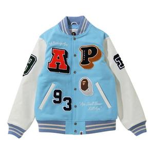 Варсити-куртки BAPE Crazy Patch Варсити-куртка 'Сакс'