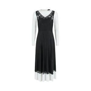Платья миди Balenciaga Trompe L'oeil Slip Dress 'Черный'