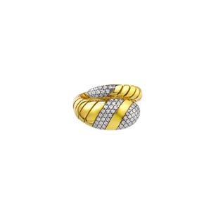 TOMEI Diamond Cut коллекция Elite Fasten кольцо, жёлтое золото 916/22K