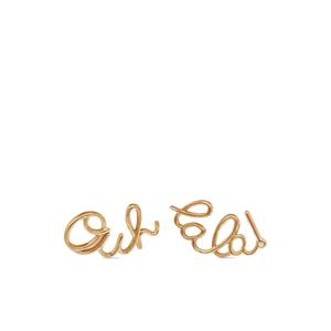 Серьги-гвоздики Ouh Lala из розового золота