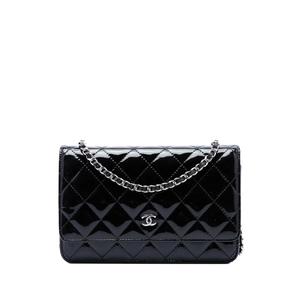 Сумка через плечо CC Quilted Patent Wallet On Chain (2014-2015 годы)