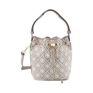 Ведерки Tory Burch T Monogram Coated Jacquard Bucket Bag 'Charcoal'