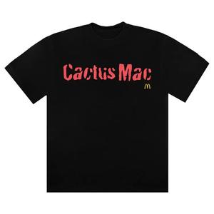 Футболки Cactus Jack by Travis Scott x McDonald's Cactus Mac T-shirt 'Black'