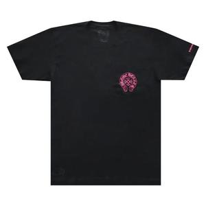 Футболки с коротким рукавом Chrome Hearts Horseshoe Print Футболка 'Черный/Розовый'