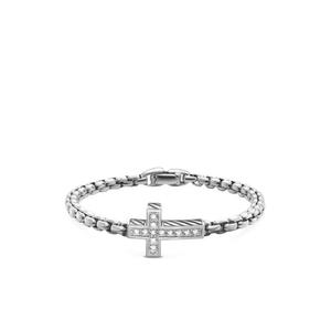 Серебряный браслет Cross с бриллиантами