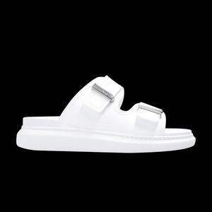 Слайды Alexander McQueen Wmns Hybrid Slide 'New Ivory Silver'