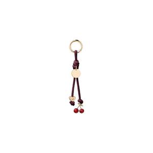 Cherry Love мини-подвеска из замши - бордовый