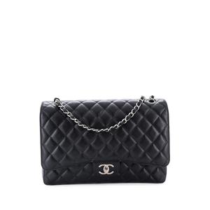 Сумка на плечо Classic Double Flap Bag Quilted Caviar Maxi