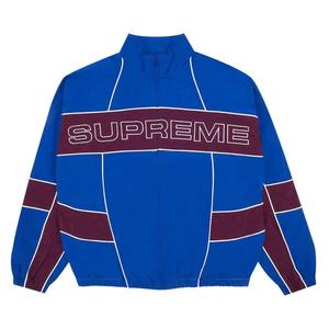 Трек-куртка Supreme Jacquard Panel Track Jacket «Королевский синий»