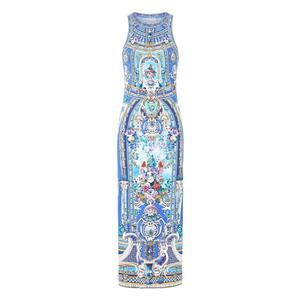 Платье макси Ottoman Opulence с цветочным принтом