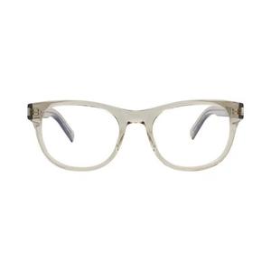 Очки Saint Laurent Square Frame Recycled Acetate Optical Frames 'Бежевый/Прозрачный'