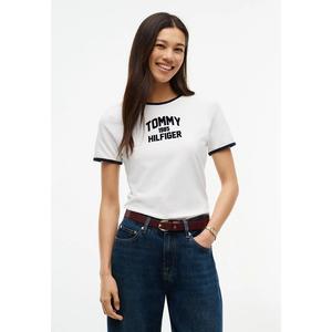 Футболка с круглым вырезом, slim, с коротким рукавом - Tommy Mainline