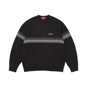 Свитера Supreme Raised Stripe Sweater 'Black'