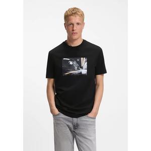 Легкая хлопковая футболка Regular Fit - BOSS Orange